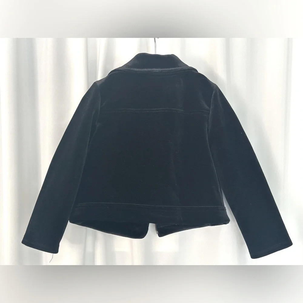 Genuine Kids Oshkosh Black Velvet Bomber Jacket (629)
